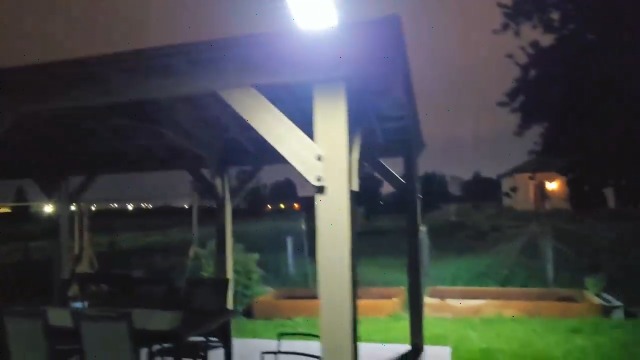 Solar Street Lights Outdoor with Motion Sensor and Dusk to Dawn Lighting