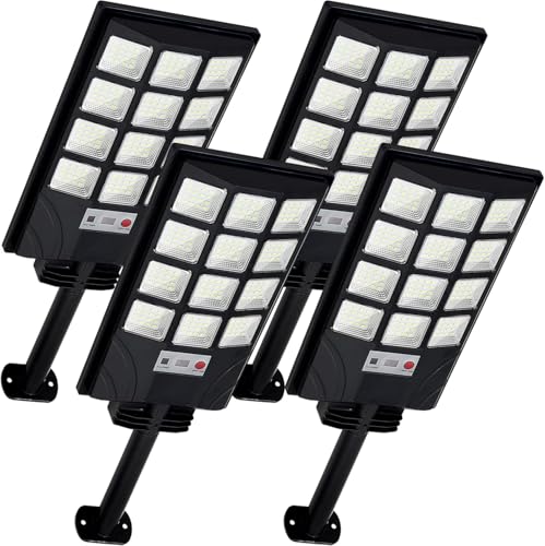 Solar Street Lights Outdoor with Motion Sensor and Dusk to Dawn Lighting