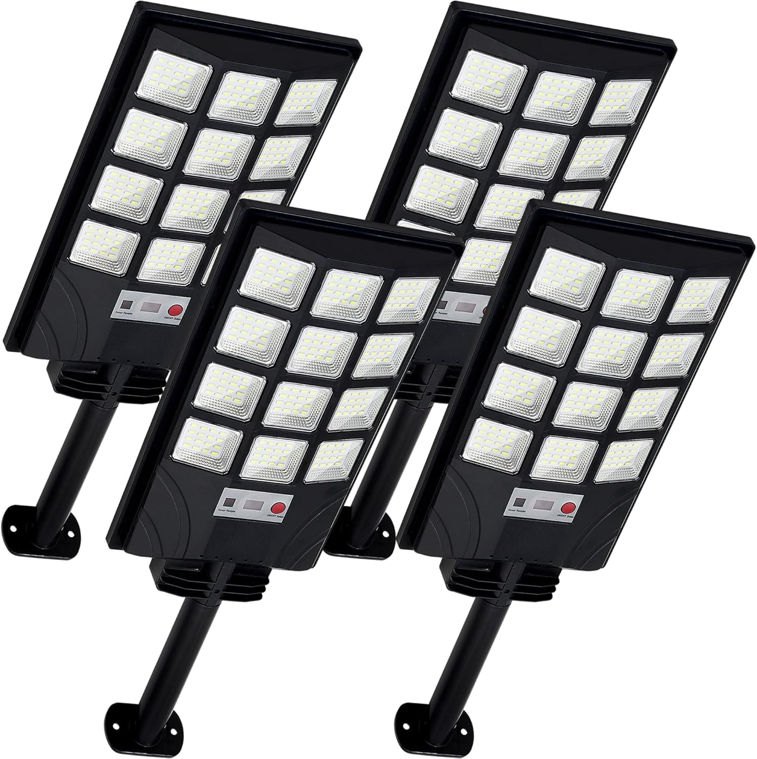 Solar Street Lights Outdoor with Motion Sensor and Dusk to Dawn Lighting
