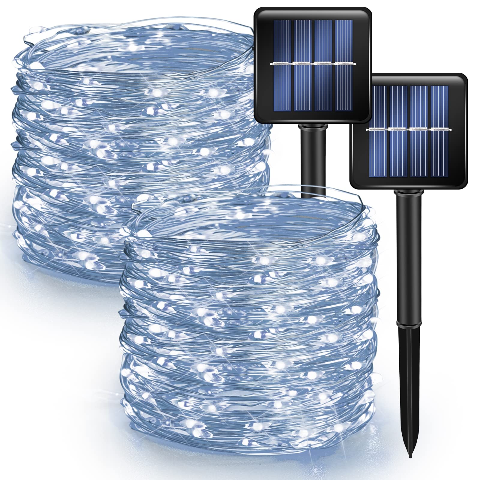 Solar String Lights Outdoor with Waterproof LED Fairy Lighting