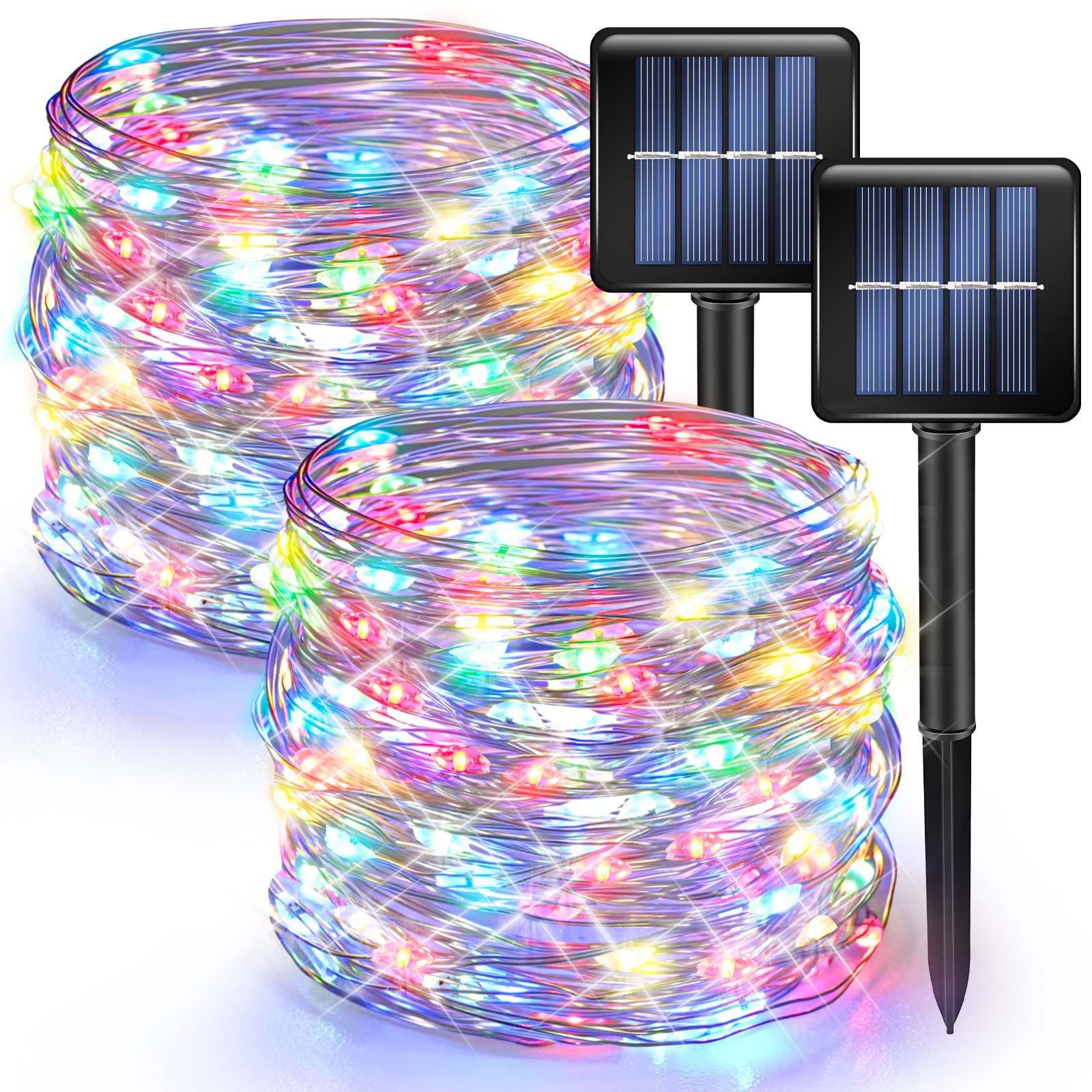 Solar String Lights Outdoor with Waterproof LED Fairy Lighting