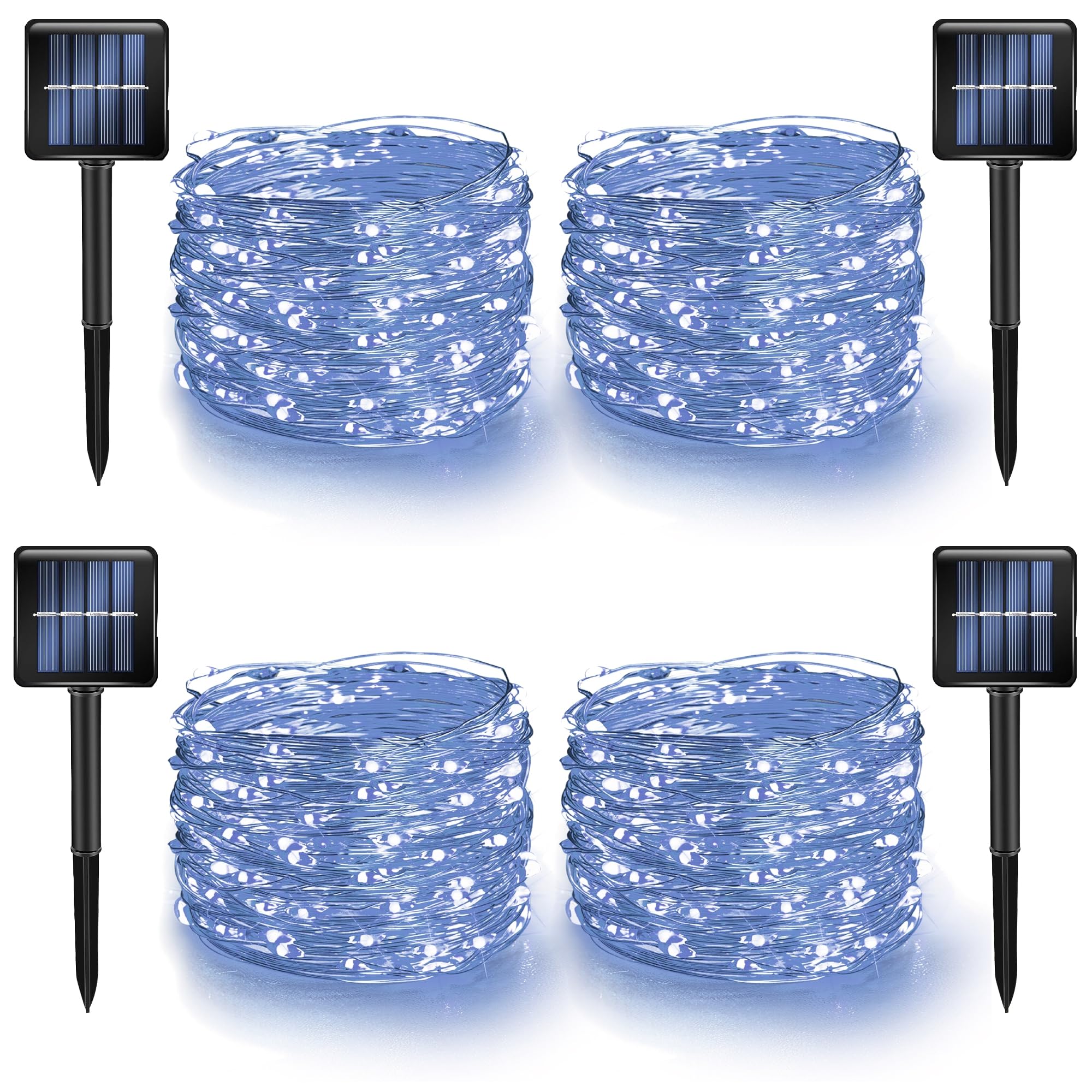 Solar String Lights Outdoor with Waterproof LED Fairy Lighting
