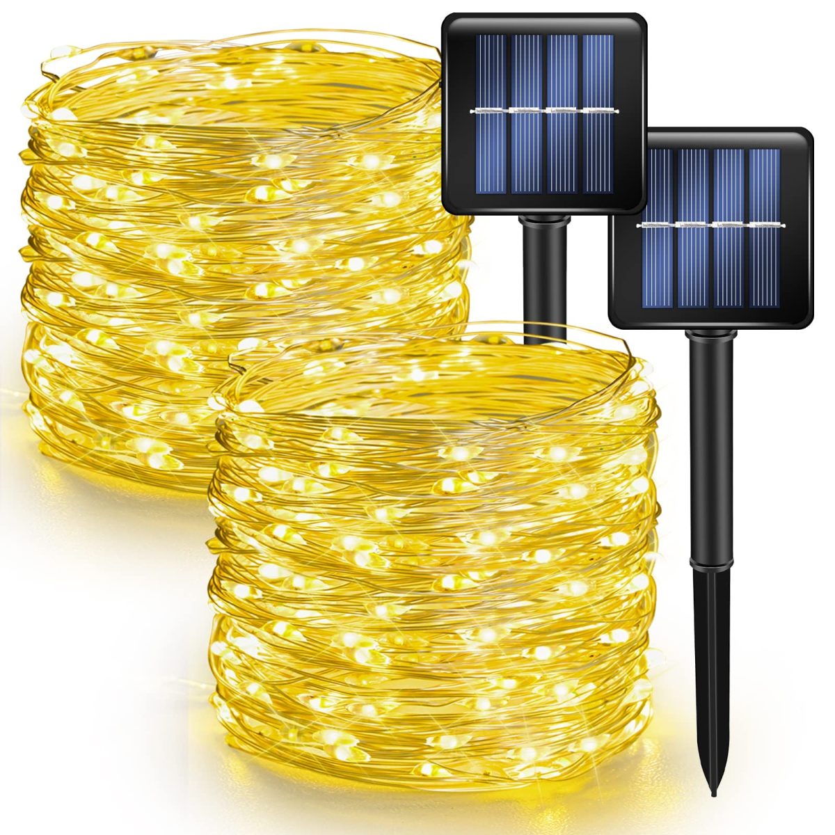 Solar String Lights Outdoor with Waterproof LED Fairy Lighting