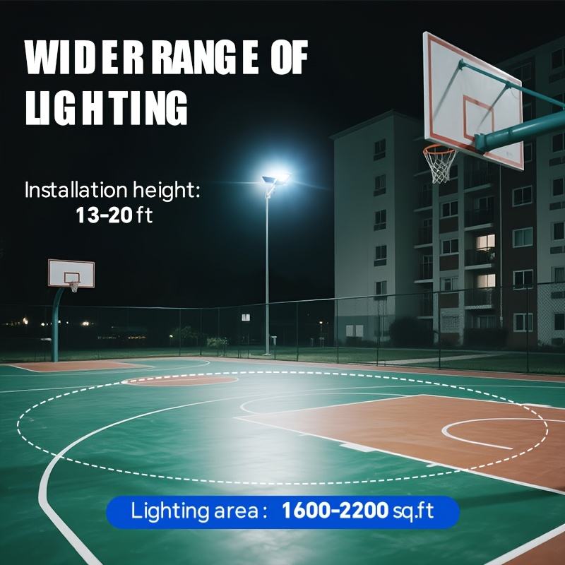 Solar Street Light Outdoor with Remote Control and Light Sensor