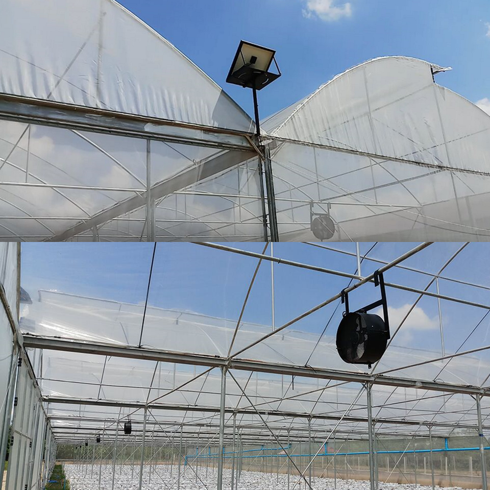 Solar Attic Ventilation Fan with Wall Mounted Design and Outdoor Airflow