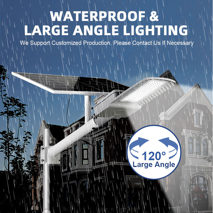 Solar Street Light Outdoor with IP65 Waterproof and Road Lighting Design